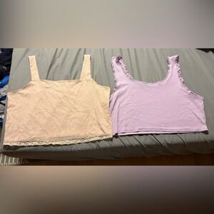 American Eagle set of two crop tops size XXL